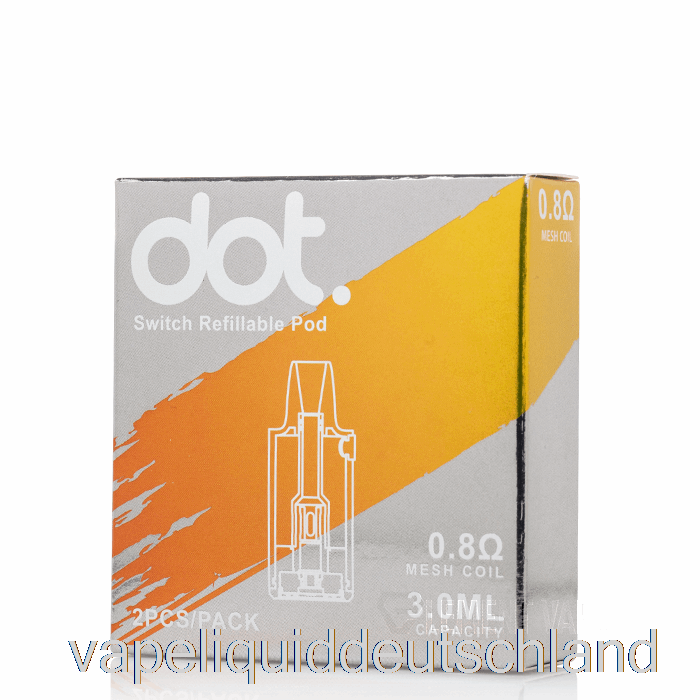 Dotmod Switch Ersatzpods 0,8 Ohm Pods Vape Deutschland